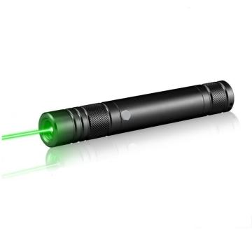 Laser pointer verde 100 mW cu incarcare prin USB si 5 capete