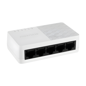 Switch 5 porturi 10 100 Mbps RJ45 - Hikvision DS-3E0105D-O de la Big It Solutions