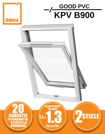 Fereastra mansarda + rama Dakea Good PVC KPV B900 de la Deposib Expert Srl