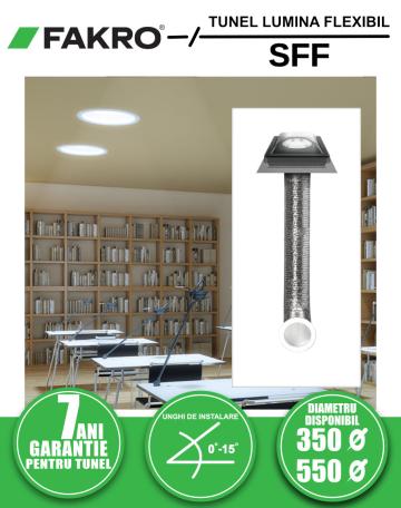 Tunel solar de lumina cu tub flexibil Fakro SFF de la Deposib Expert Srl