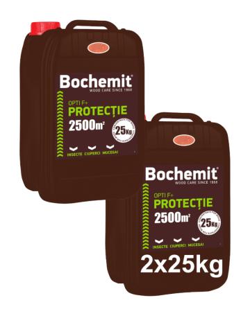 Solutie protectie preventiva lemn Bochemit Opti F+ 2x25 kg