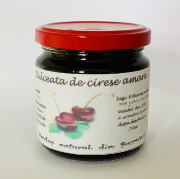 Dulceata de cirese amare - Stoica 240 g de la Nord Natural Hub Srl