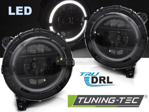 Faruri LED Headlights DRL Jeep Wrangler JL18-23