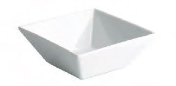 Set 6x bol ming patrat, 6.5x6.5x3 cm de la Ad Horeca Concept Srl