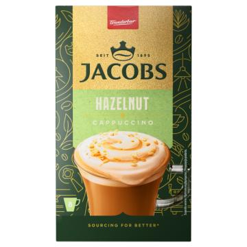 Cappuccino hazelnut cu aroma de alune plic Jacobs 8buc