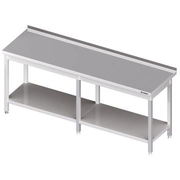 Masa inox cu polita 2300x600x850 mm de la Fimax Trading Srl