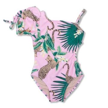 Costum de baie fetite, intreg Tropical Shade Critters de la Stiki Concept Srl