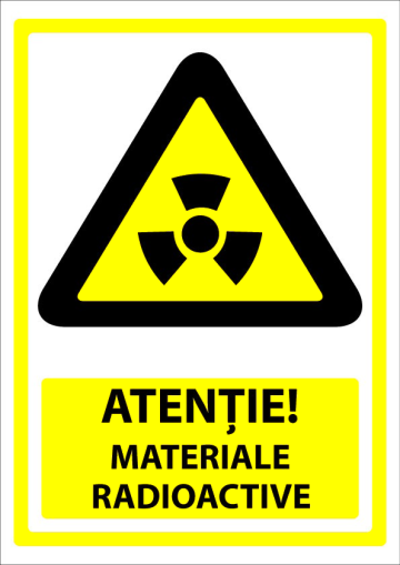 Indicator pentru materiale radioactive de la Prevenirea Pentru Siguranta Ta G.I. Srl