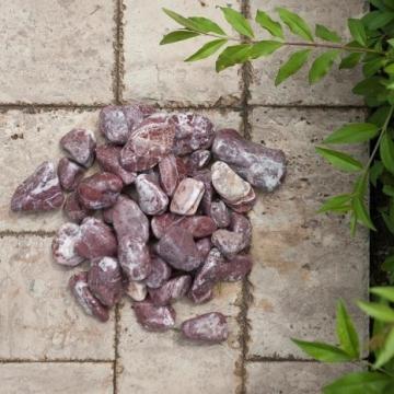 Piatra decorativa Pebbles Marmura Red Atlas 2-4cm kg