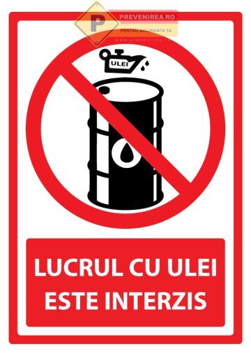 Indicator pentru lucru cu uleiul