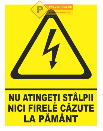 Indicator pentru stalpii si fire electrice de la Prevenirea Pentru Siguranta Ta G.I. Srl