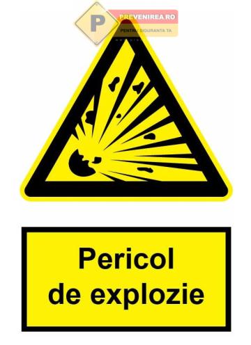 Indicator pericole de explozie