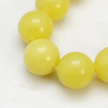 Margele jad lemon 6mm