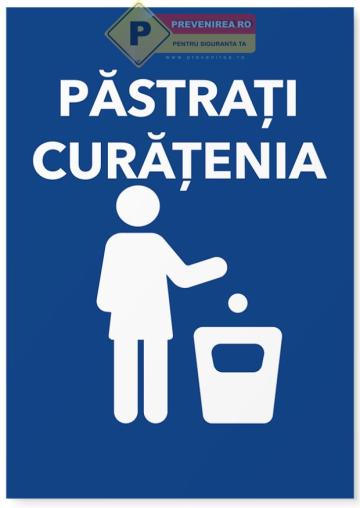 Semne pentru pastrarea curateniei