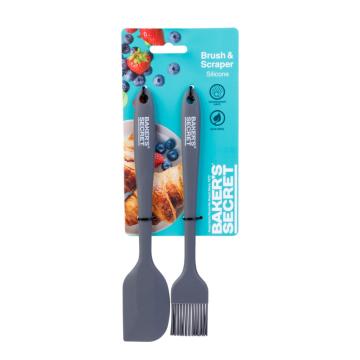 Perie si spatula din silicon Baker's Secret