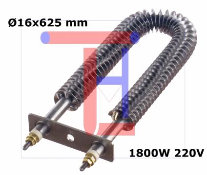 Rezistenta electrica de incalzire cu aripioare 16x625mm de la Tehnocom Liv Rezistente Electrice, Etansari Mecanice