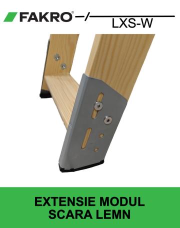 Extensie modul scara din lemn Fakro LXS-W