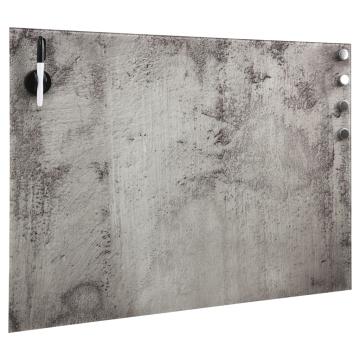 Tabla magnetica de perete, 80 x 60 cm, sticla