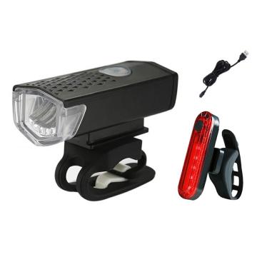 Kit bicicleta lampa frontala LED + lampa stop LED ZD41B de la Auto Care Store Srl