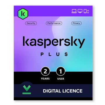 Licenta digitala Kaspersky Plus 1 dispozitiv | 2 ani