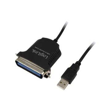 Adaptor USB 2.0 la Paralele 36pin T/T 1.5m, Logilink AU0003C de la Elnicron Srl