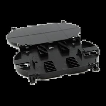 Caseta neagra 24 suduri fibra optica cu capac ABS de la Elnicron Srl