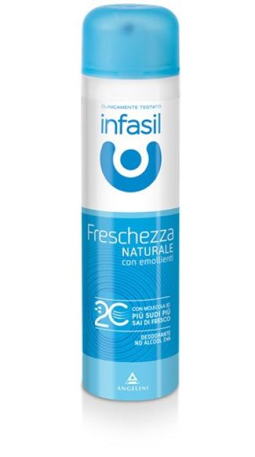 Deodorant spray Infasil prospetime naturala 24h, 150 ml de la Emporio Asselti Srl