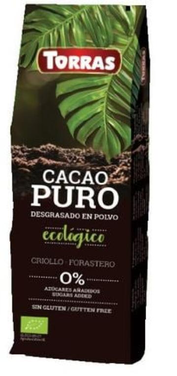 Cacao pudra fara zahar bio ecologica Torras 150g