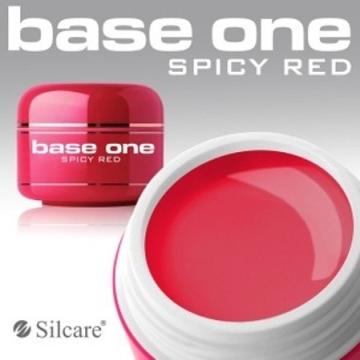 Gel unghii Color Spicy Red Base One - 5ml