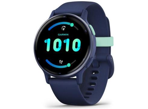 Ceas smartwatch Garmin Vivoactive 5 Blue/Blue Metal