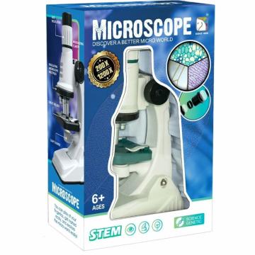 Jucarie Microscop pentru copii, cu 10 accesorii