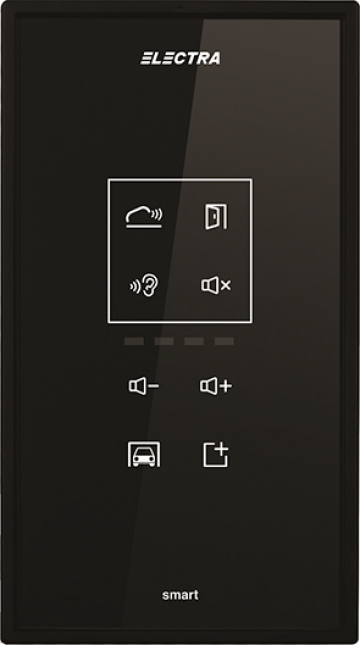 Post interfon interior duplex Audio Smart G3 negru de la Electra Instal SRL