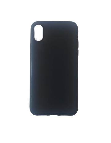 Husa de silicon neagra mata pentru iPhone X/XS