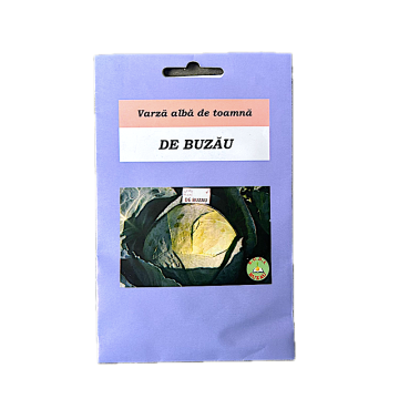 Seminte varza alba de toamna De Buzau 10 gr, SCDL Buzau