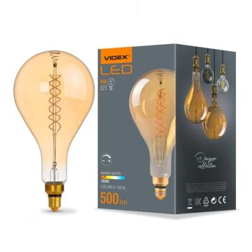 Bec LED filament - Videx - 8W - E27 - PS160 - Amber