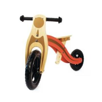 Bicicleta fara pedale din lemn House of Toys de la Stiki Concept Srl