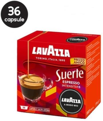 Cafea capsule Lavazza A Modo Mio Suerte, 36 capsule cafea