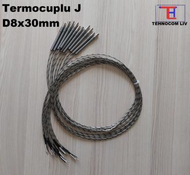 Termocuple J Fe-Ct D8XL30mm de la Tehnocom Liv Rezistente Electrice, Etansari Mecanice