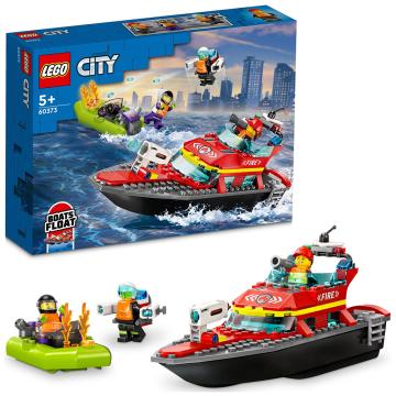 Lego City Barca de salvare a pompierilor, LEGO60373