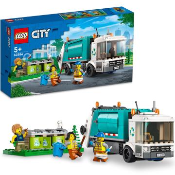 Lego City camion de reciclare 60386, 261 piese, LEGO60386