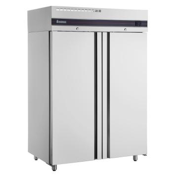 Frigider inox vertical cu 2 usi - slim line - Inomak Grecia