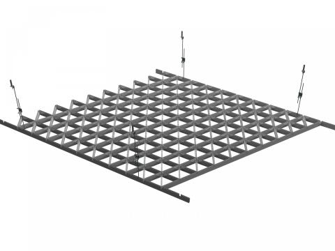 Sistem de tavan metalic - grila Genoa de la Ideea Plus Srl