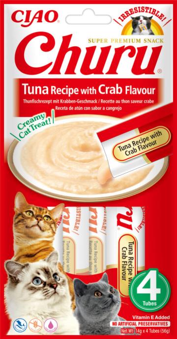 Hrana Churu pentru pisici reteta de ton cu aroma de crab de la Club4Paws Srl