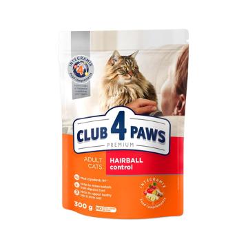Hrana pisici Club 4 Paws Cat Adult Hairball Control 300g