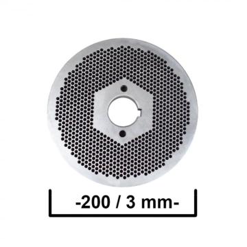 Matrita pentru granulator KL-200 cu gauri de 3 mm O de la Tehno-MSS Srl