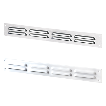 Grile ventilatie Metal bended grille MVMPO 500*60 s A white de la Ventdepot Srl