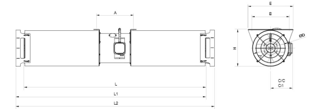 Ventilator TJHT 2/4 -315