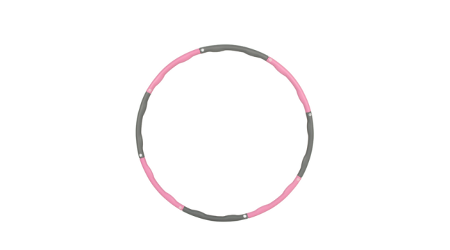 Cerc hula hoop / ham pentru gat S-Sport, 100 cm Pink de la S-Sport International Kft.