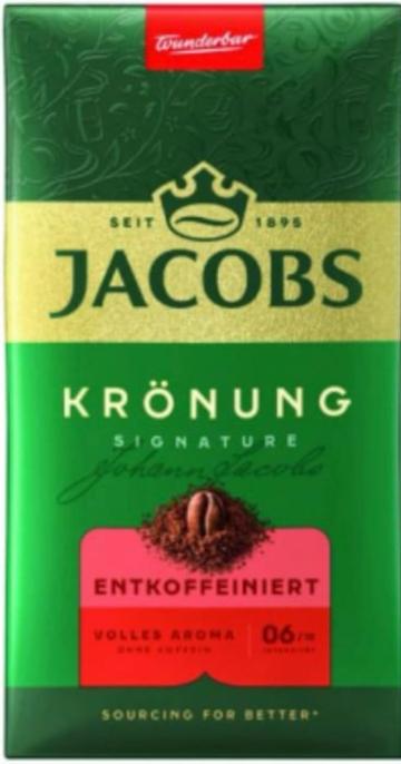 Cafea macinata, Jacobs Kronung fara cofeina, 500 gr de la Activ Sda Srl