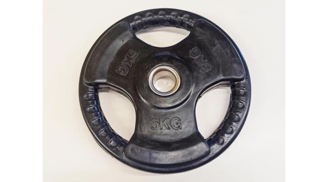 Disc de greutate, 31 mm, cauciucat, 5 kg S-Sport de la S-Sport International Kft.